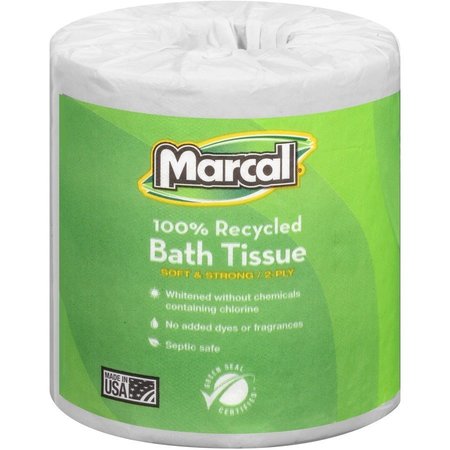 Marcal Bathroom Tissue, White, 48 PK MRC6079